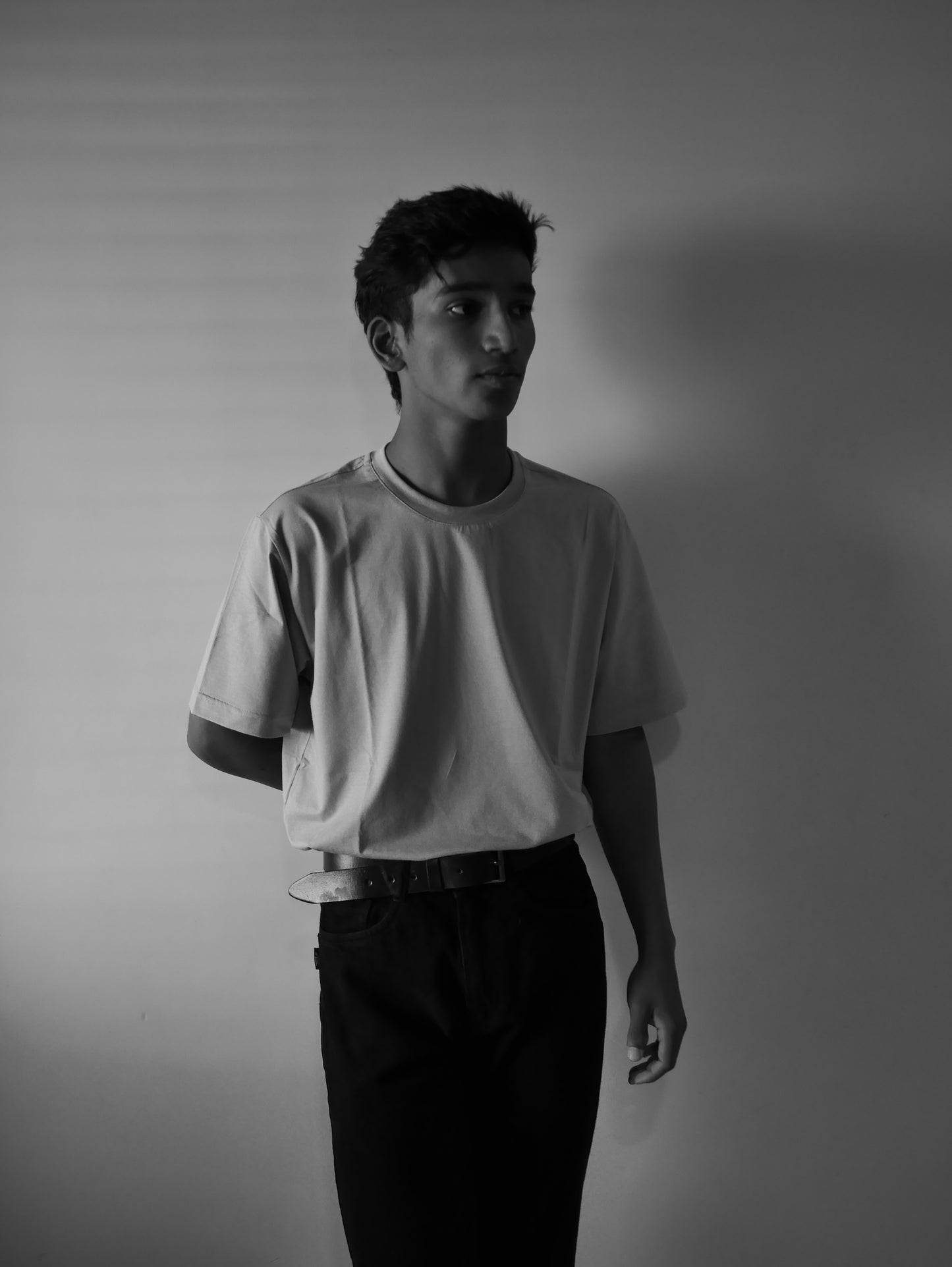 Cream French Terry Tee