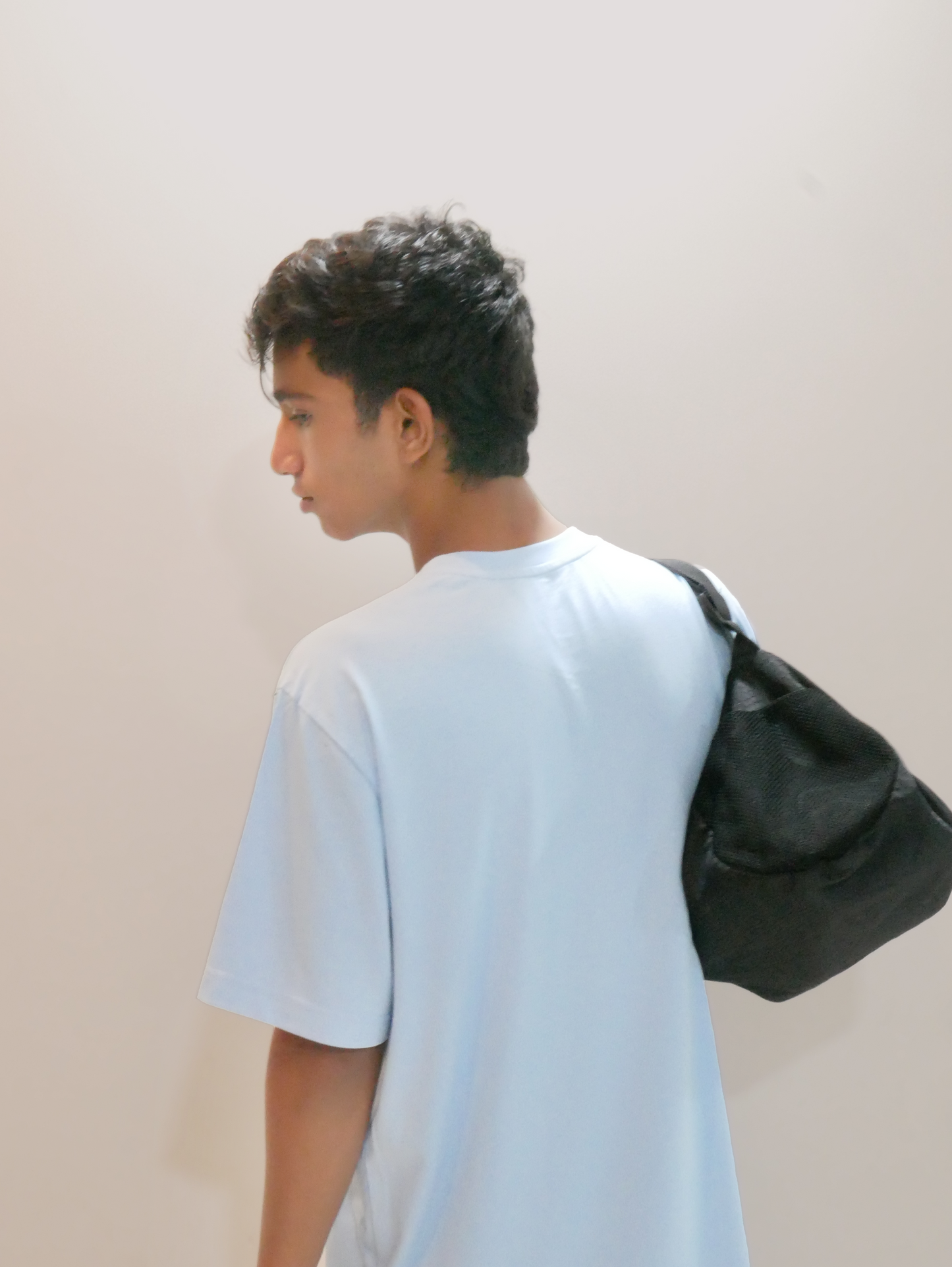 Light Blue Bamboo Cotton Regular Fit T-shirt