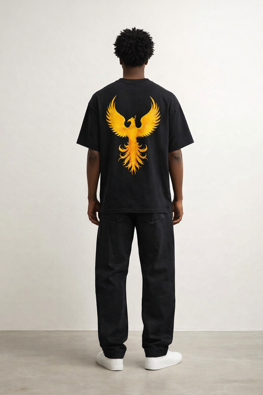 Phoenix French Terry Oversized T-Shirt – Rebirth