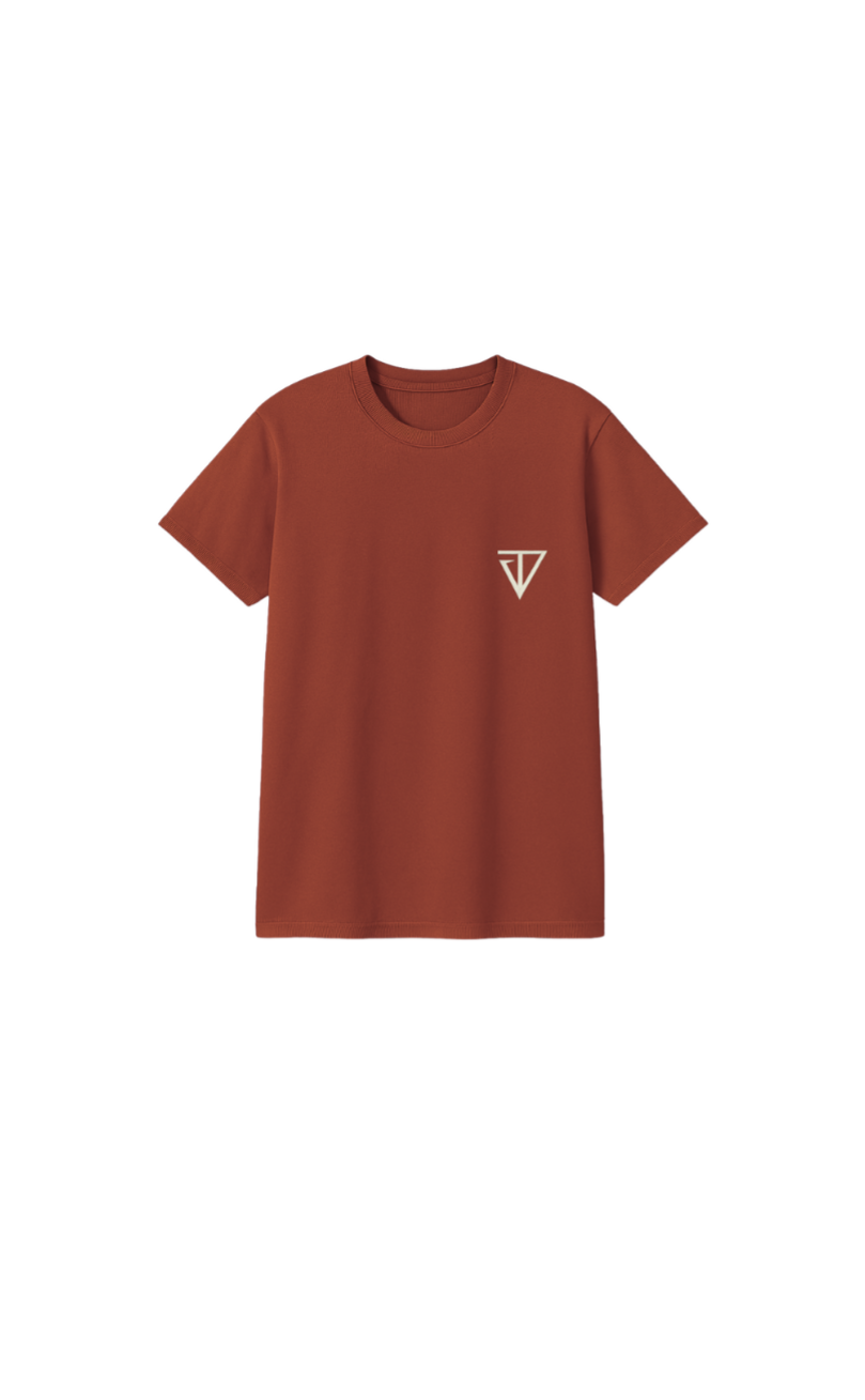 Rust Brown T-Shirt with Logo