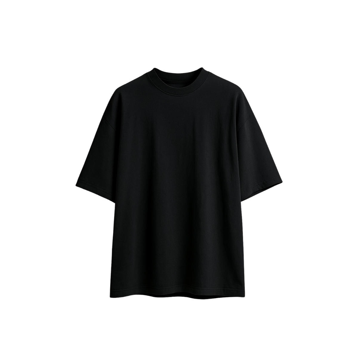 Black Oversized Bamboo Cotton T-Shirt