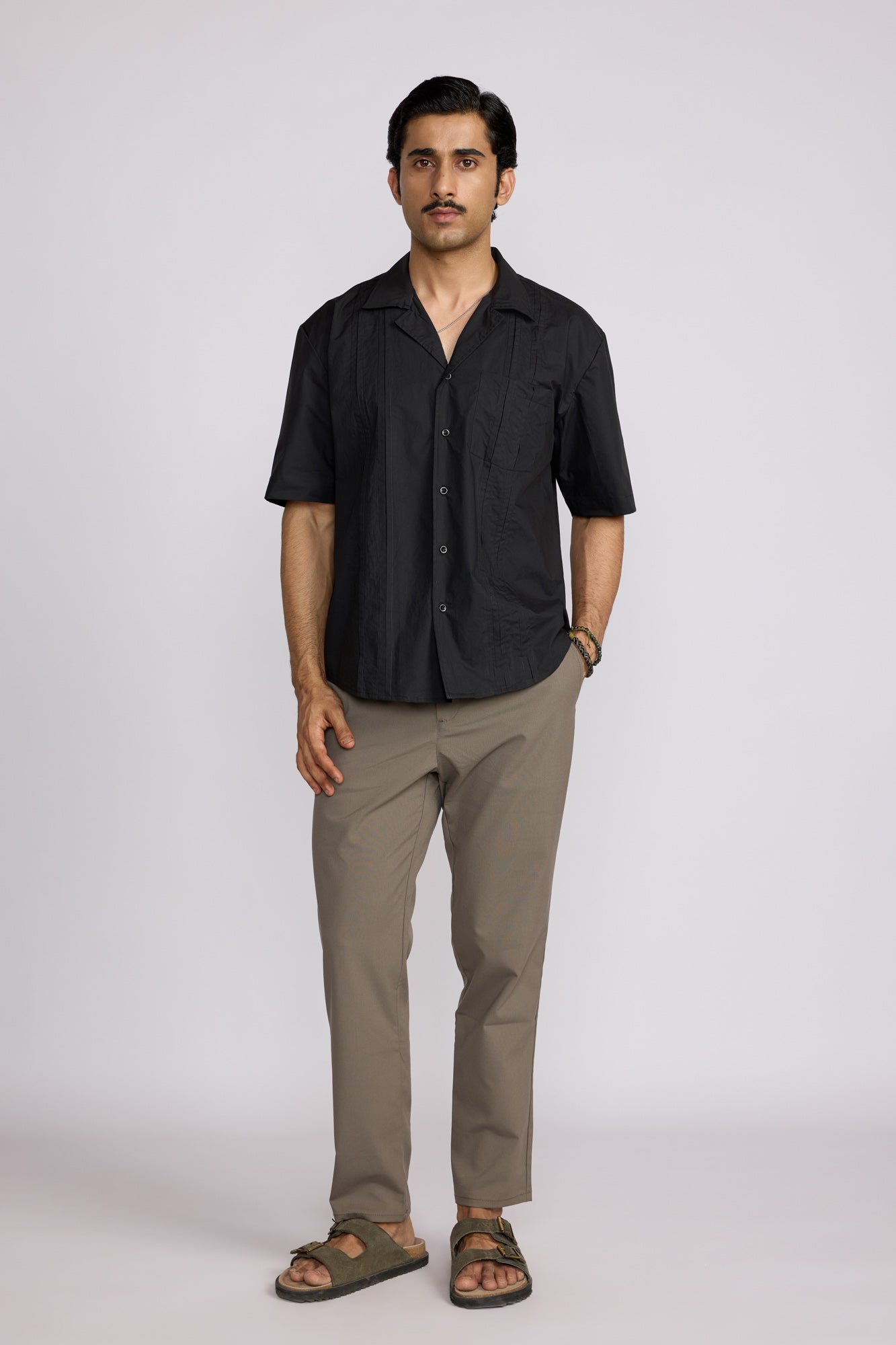 The Monolith Pleated Shirt