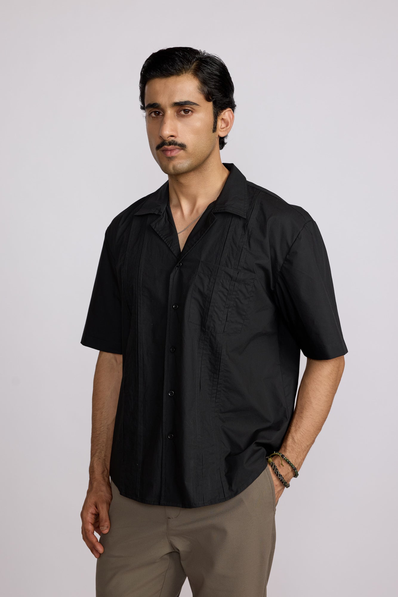The Monolith Pleated Shirt