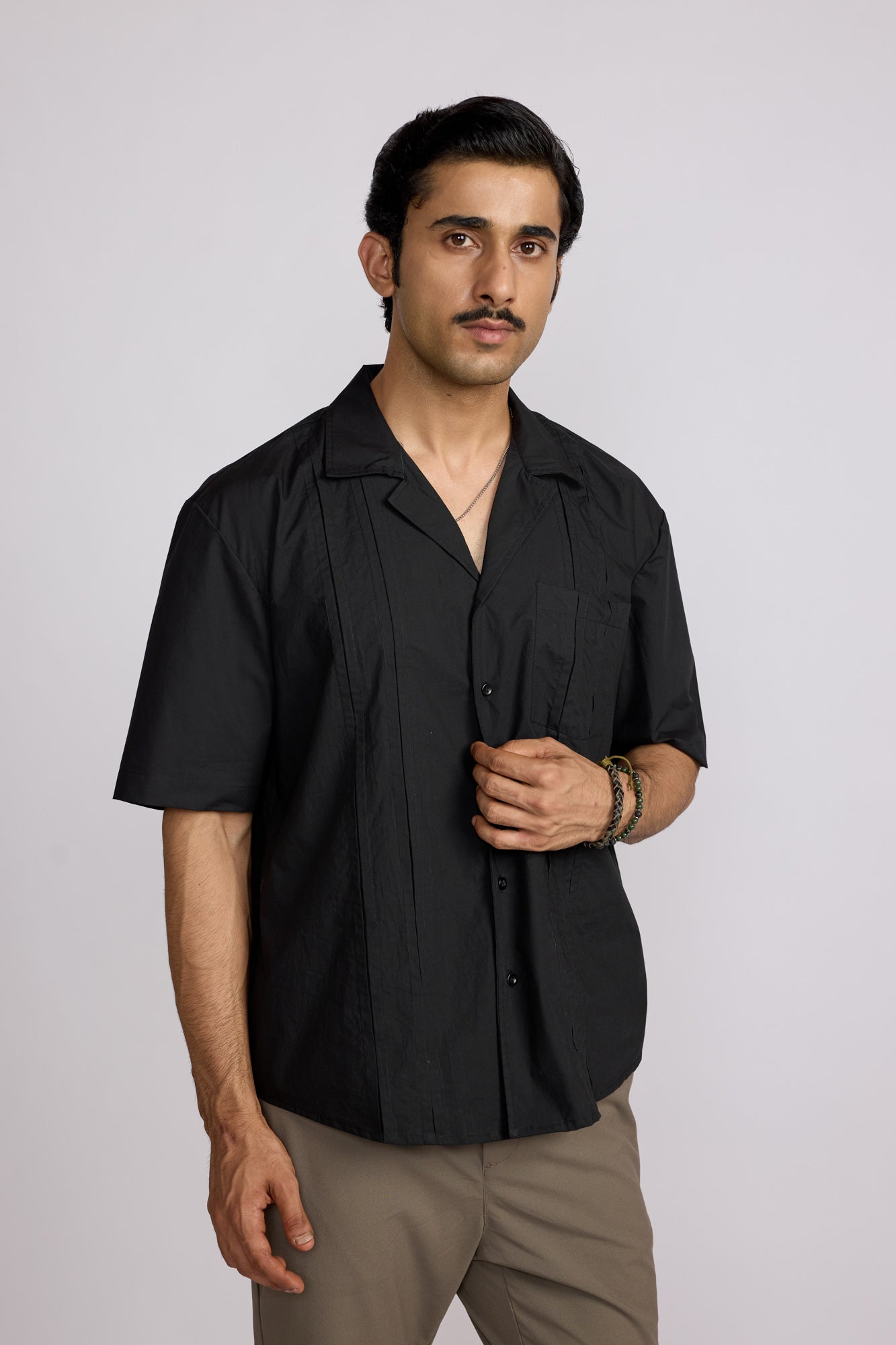 The Monolith Pleated Shirt