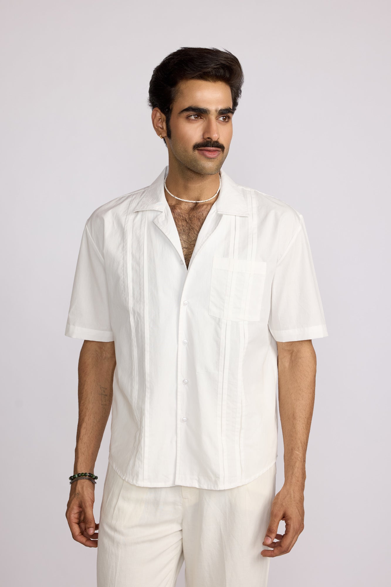 The Monolith Pleated Shirt