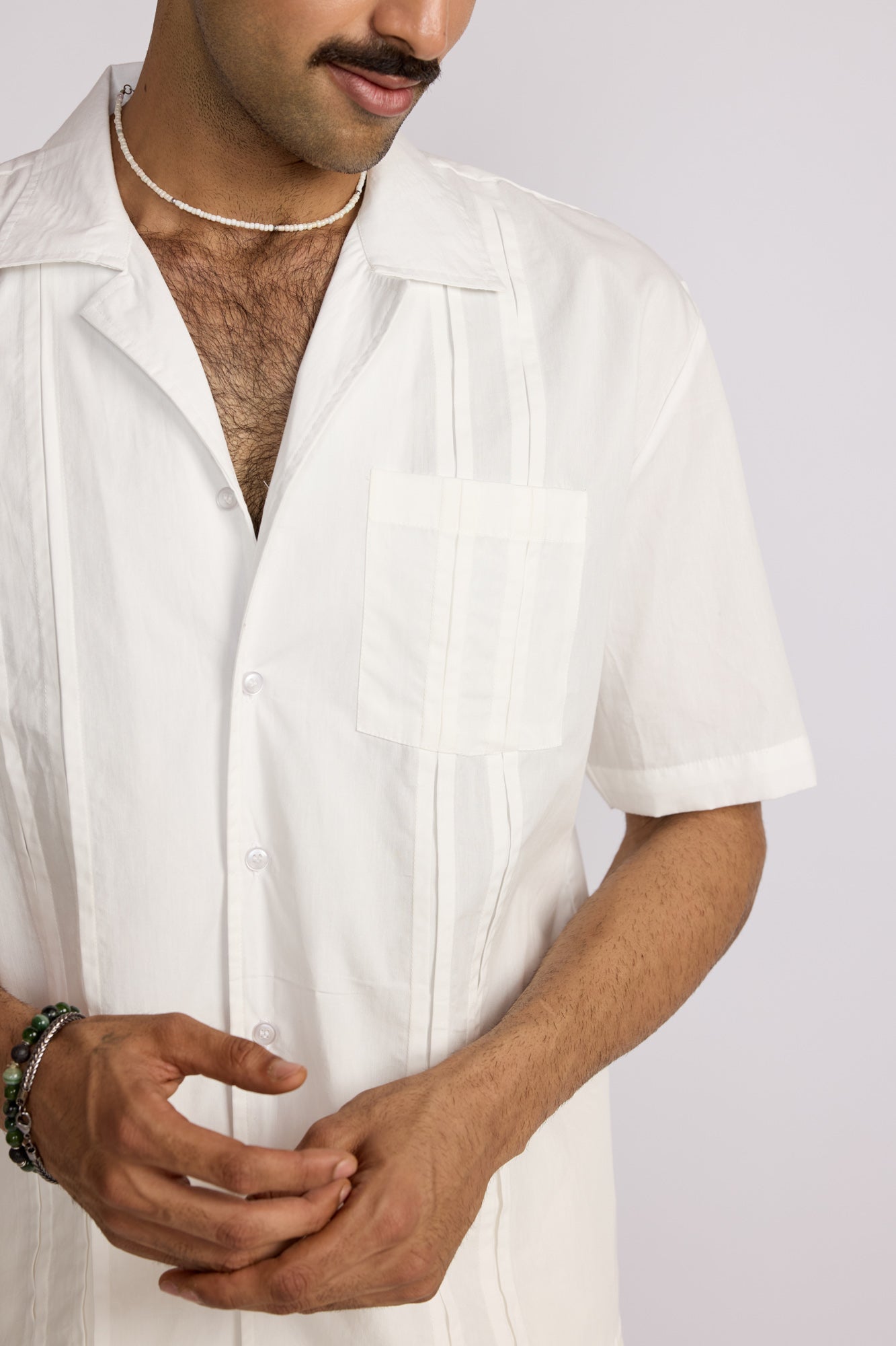 The Monolith Pleated Shirt