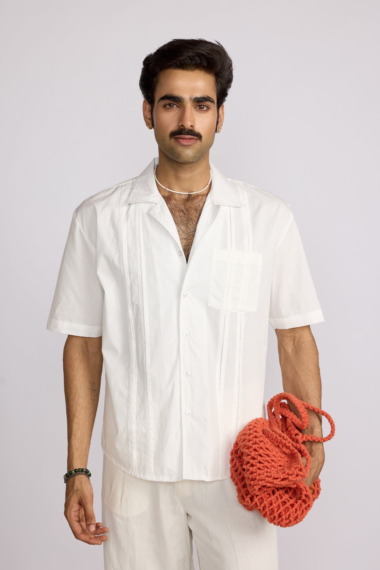 The Monolith Pleated Shirt
