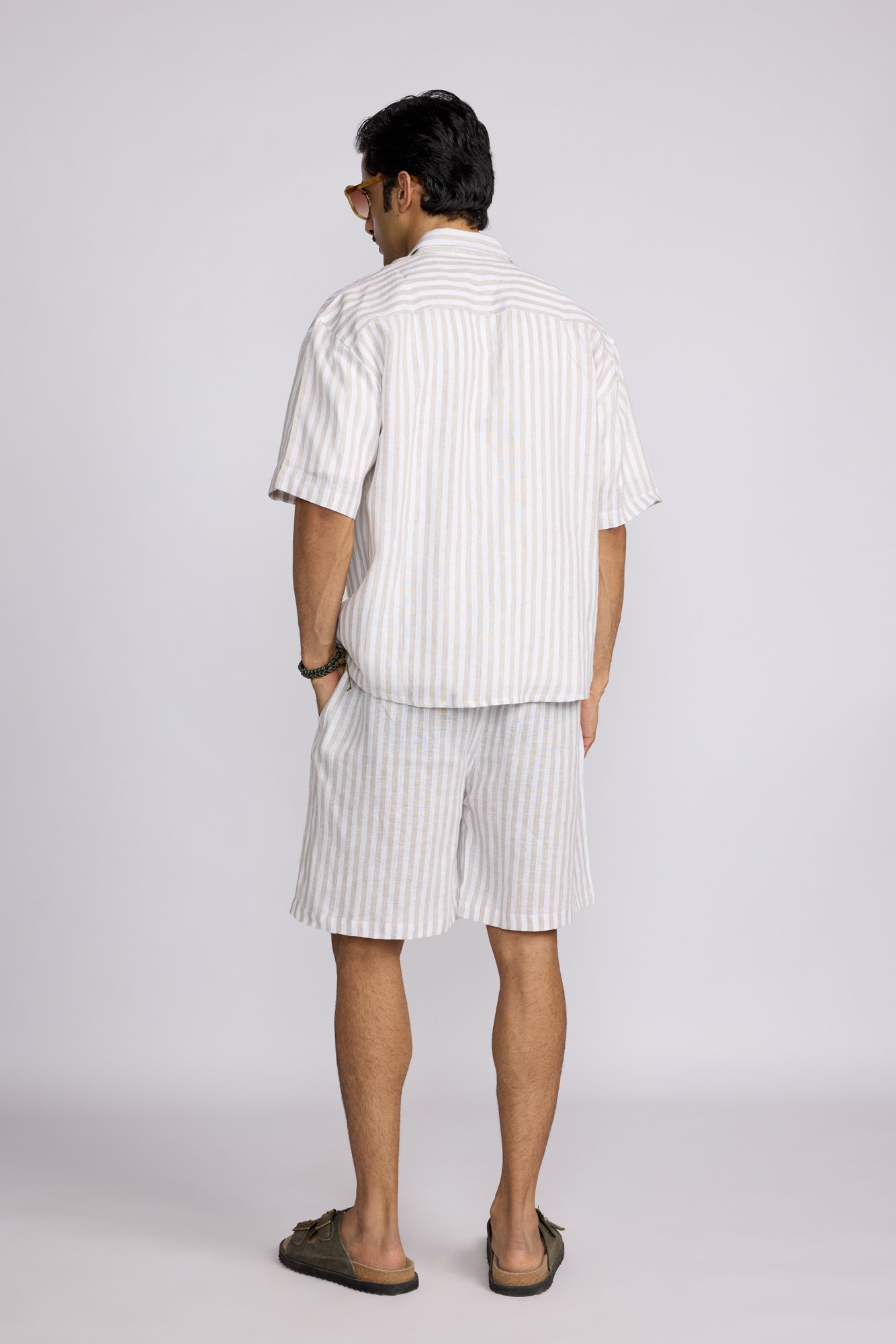 100% Linen Relax Fit Shorts