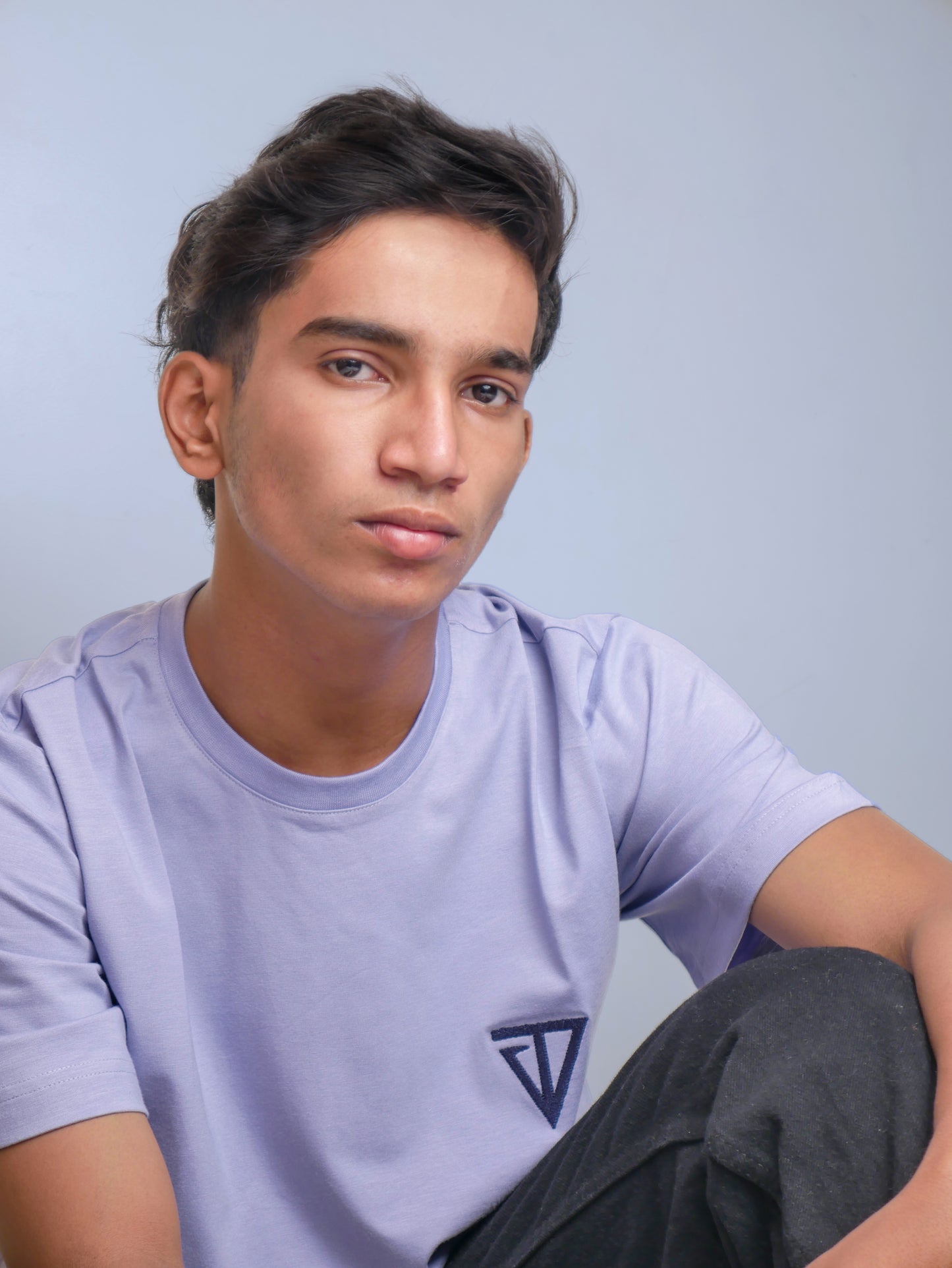 Lavender Bamboo T-shirt with Logo