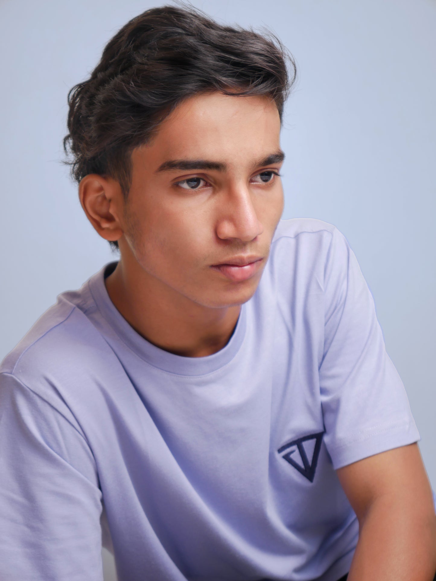 Lavender Bamboo T-shirt with Logo