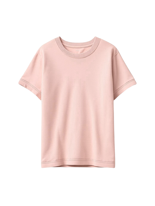 Cream French Terry Tee