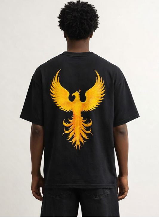 Phoenix French Terry Oversized T-Shirt – Rebirth