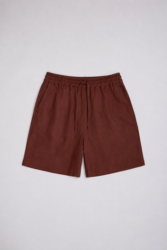 Relax Fit 100% Linen Shorts