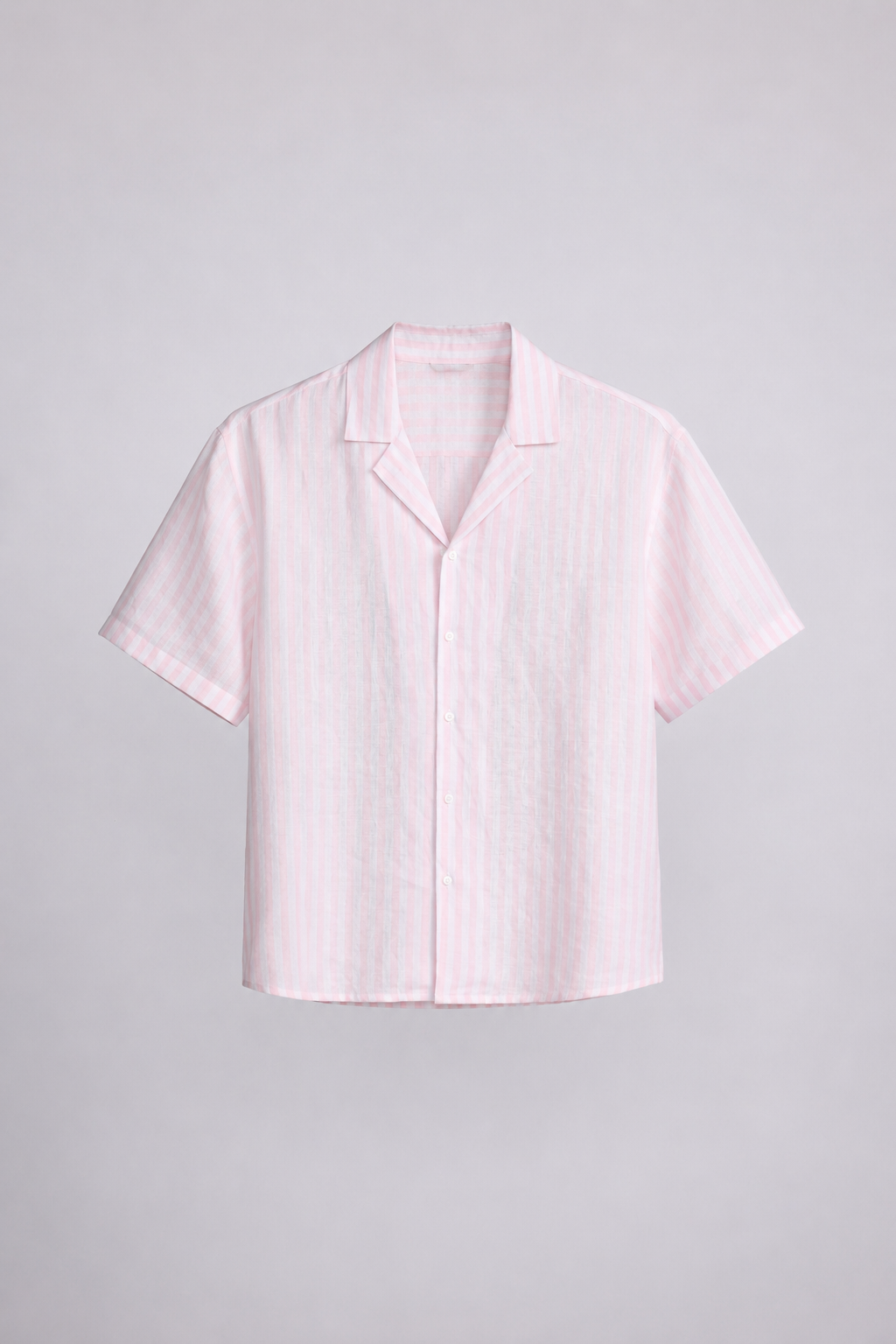 Blush Stripe Linen Shirt