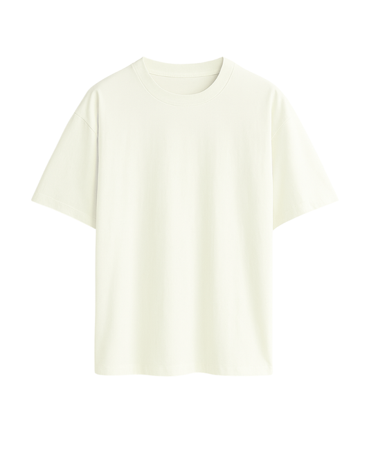 Ivory Oversized French Terry Tee