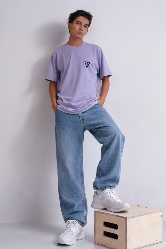 Lavender Bamboo T-shirt with Logo