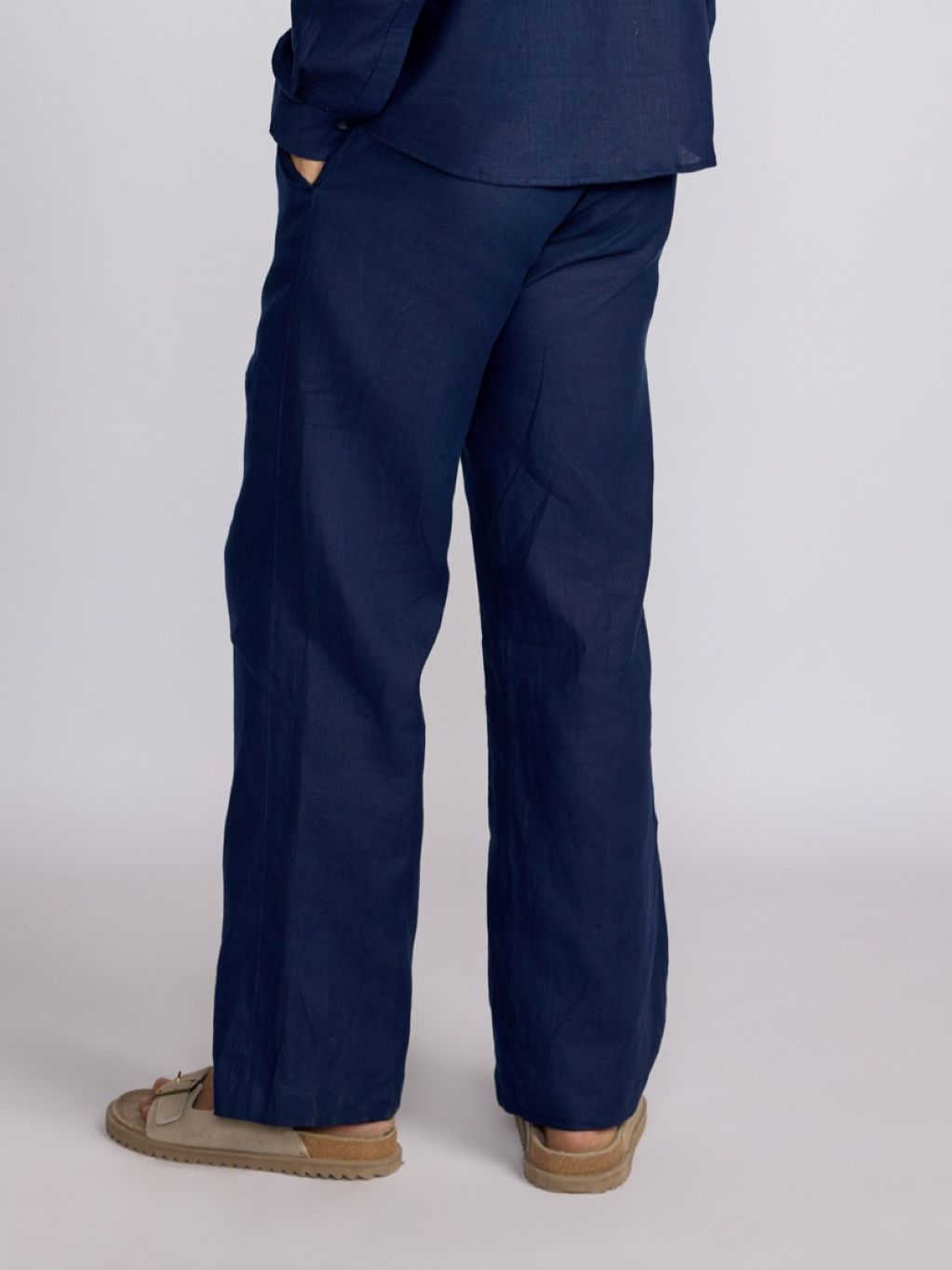 Regular Fit Linen Trousers | 100% Linen