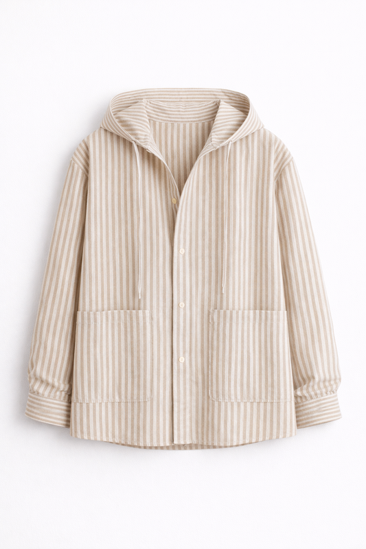 Azure Marrow Hooded Shirt