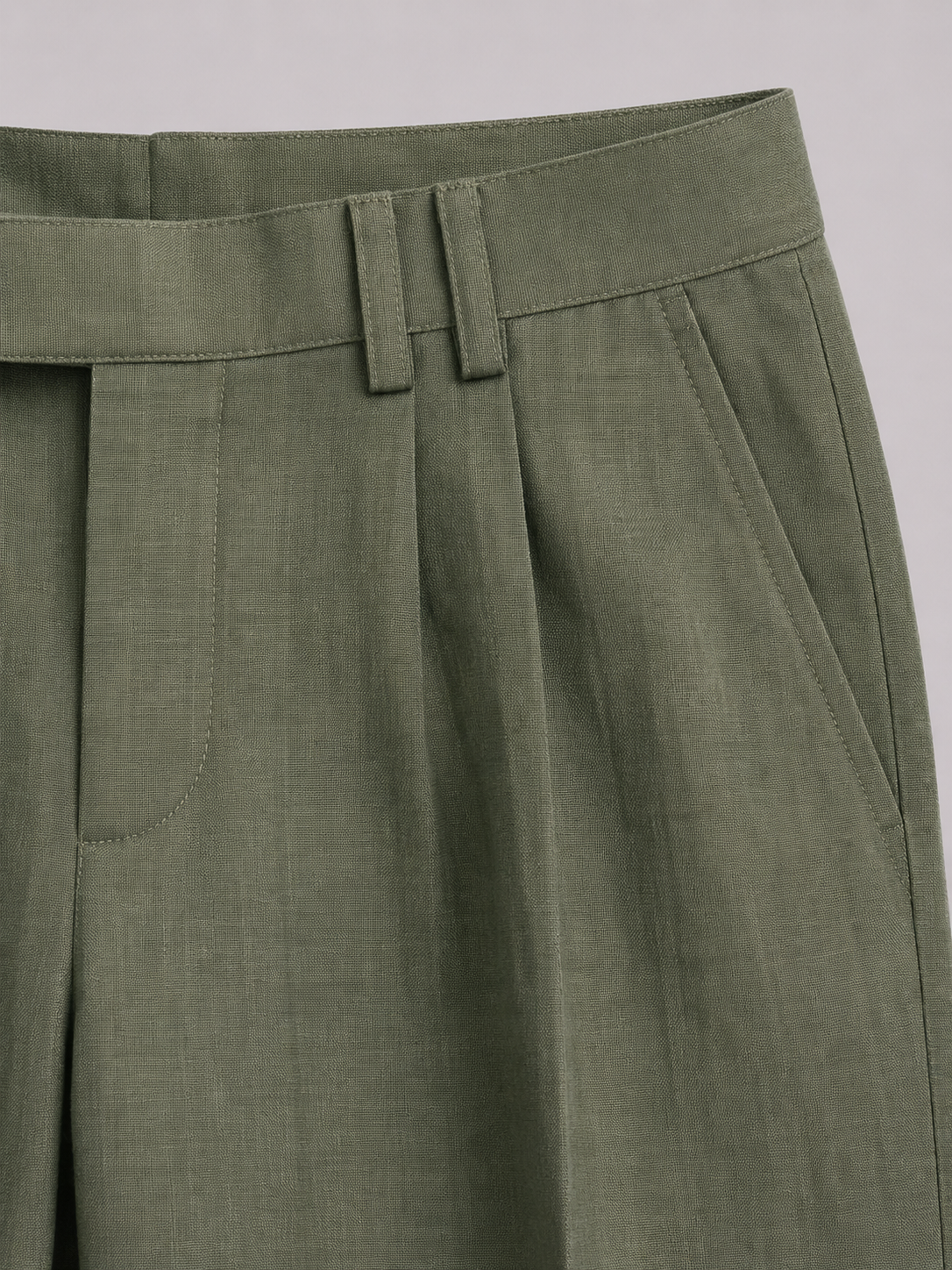Regular Fit Linen Trousers | 100% Linen