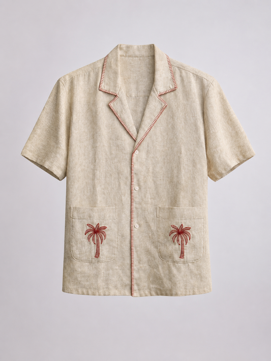 100% Linen Relax Fit Shirt