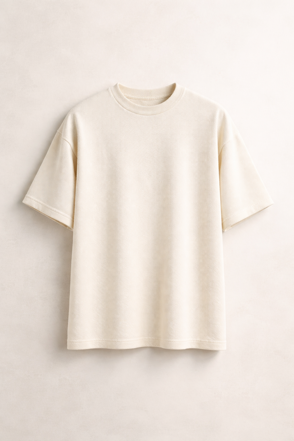 Ivory Oversized French Terry Tee