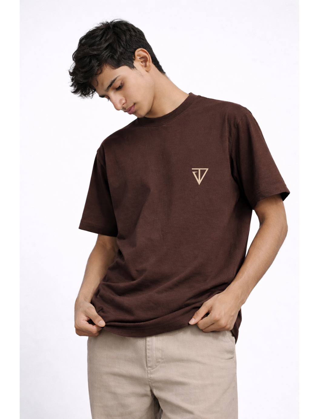 Coffee Bamboo T‑shirt with Logo
