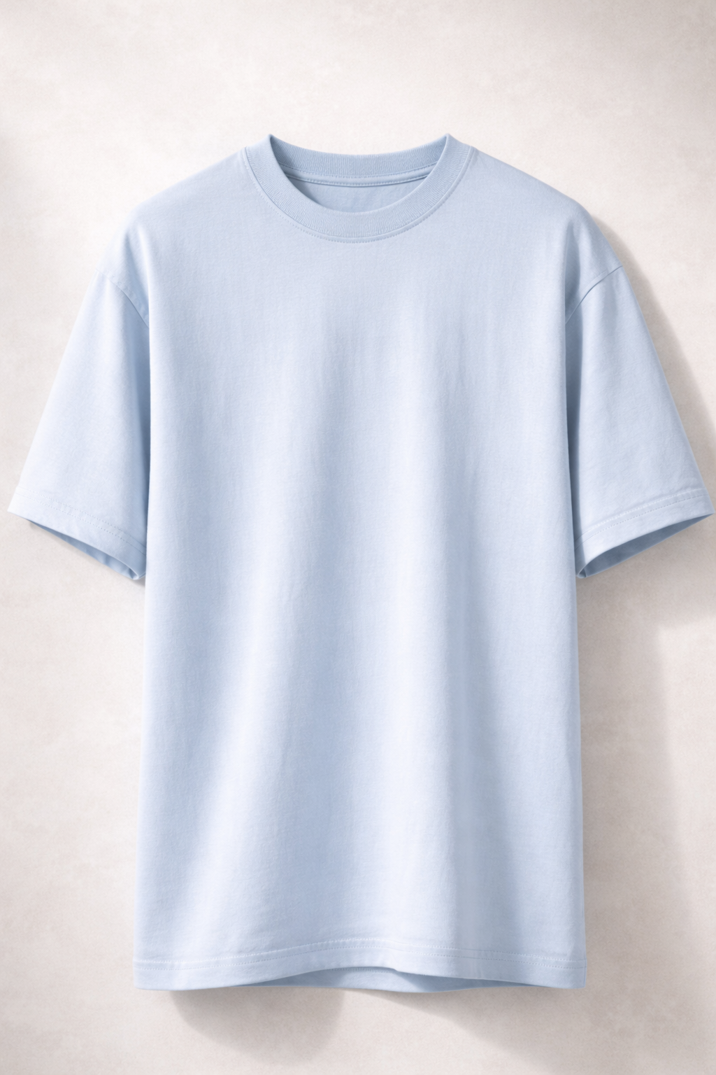 Light Blue Bamboo Cotton Regular Fit T-shirt